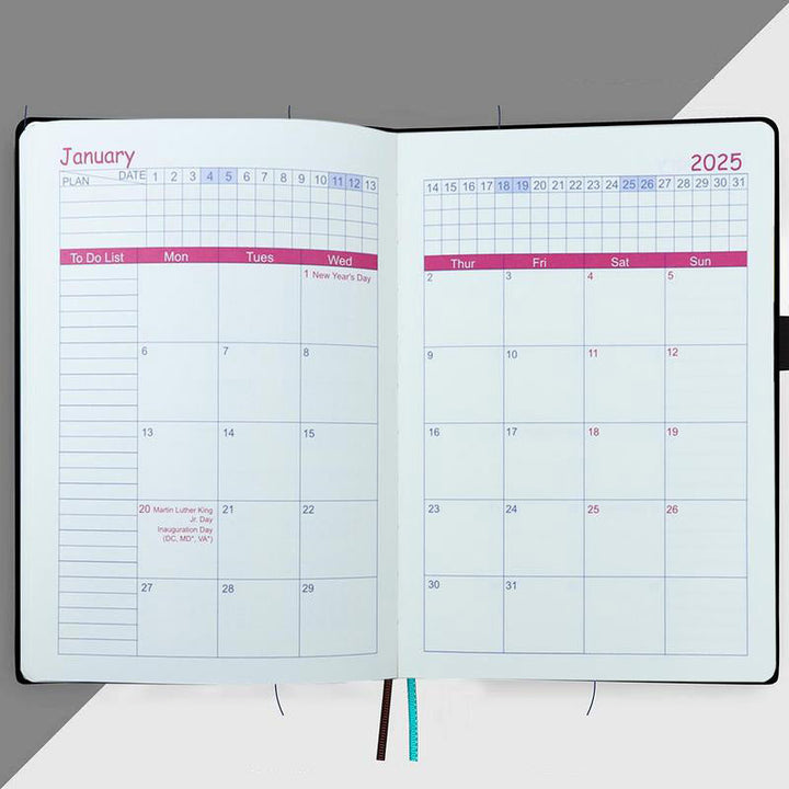 Skanto | 2025 En Dag En Side Daglig Planlegger – Din Ultimative Gavekalender