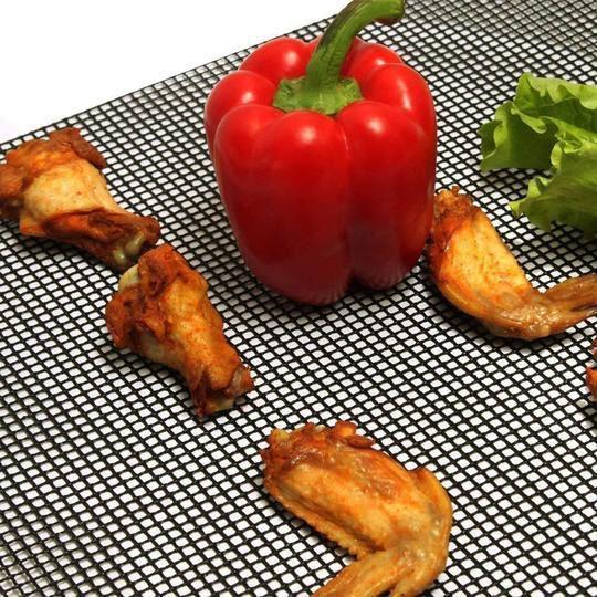 Skanto | Teflon Non-stick BBQ Grill Mesh Mat for gjenbrukbar rengjøring