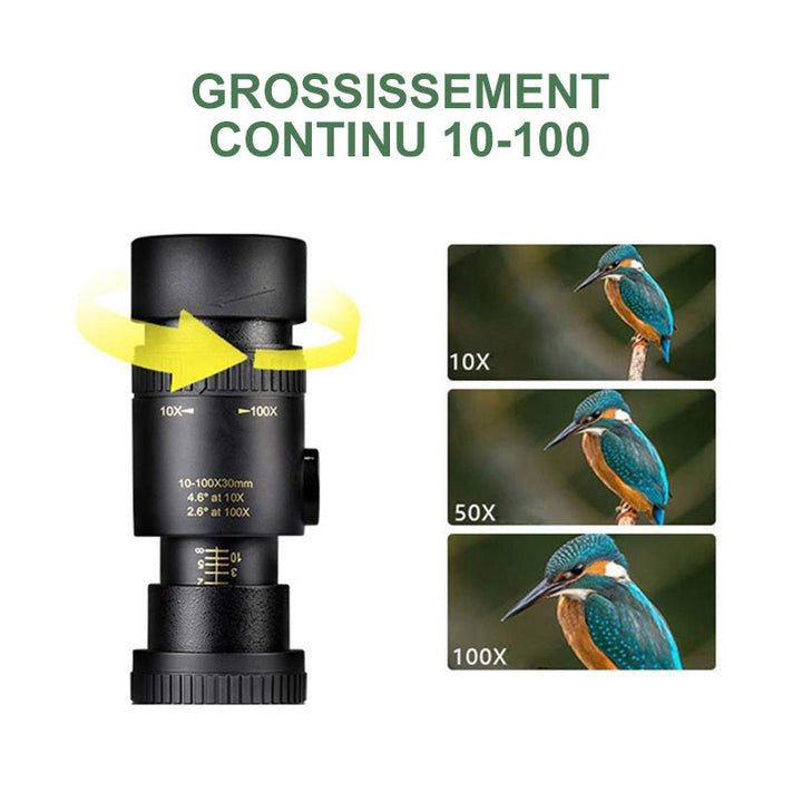 Super Zoom Monokulært Teleskop 4k | Skanto