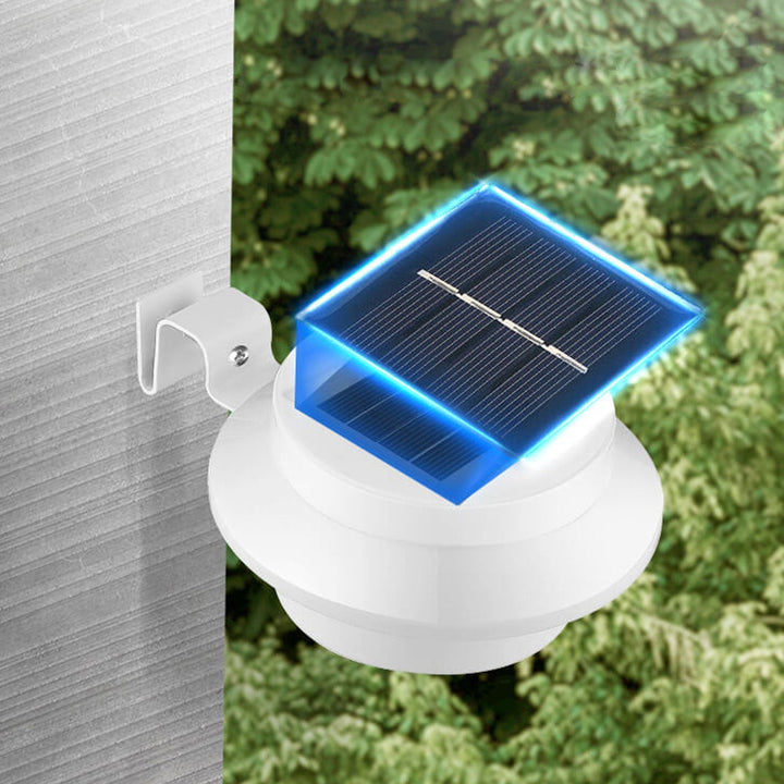 Solar Cylinder LED Utendørs Vanntett Gjerde Vegglampe | Skanto
