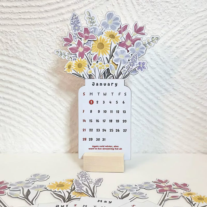 Skanto | 2025 Bloomy Flowers Bordkalender