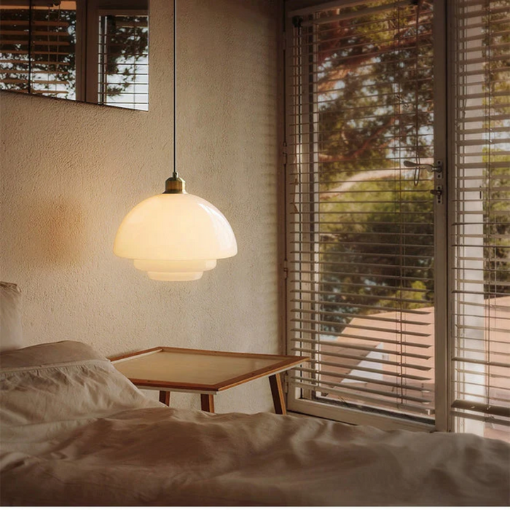 Skanto | Hvit Glass Design Pendellampe