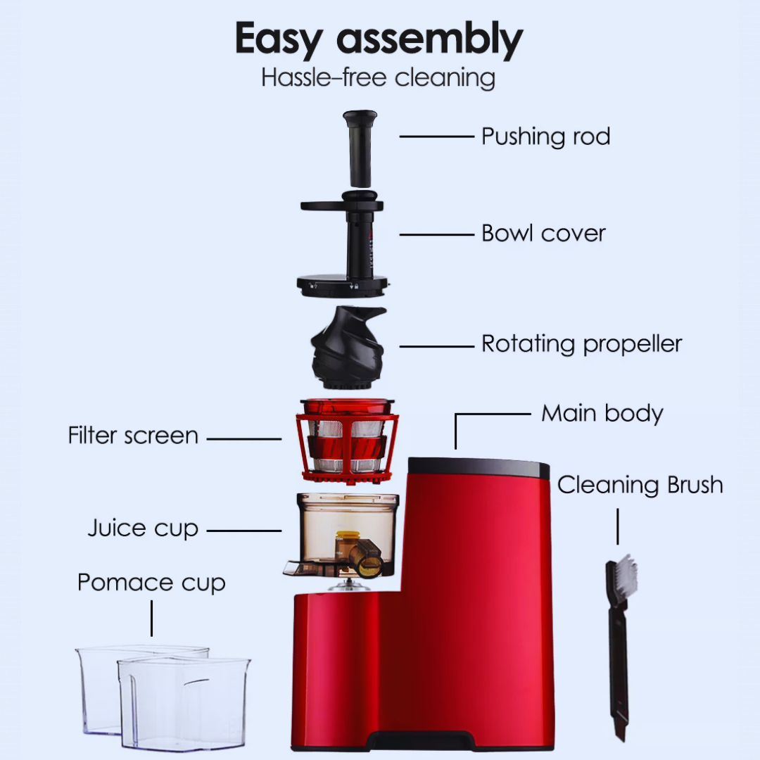 Skanto | Kaldpresset Slow Juicer – Nyt glatt, fiberfri fersk juice