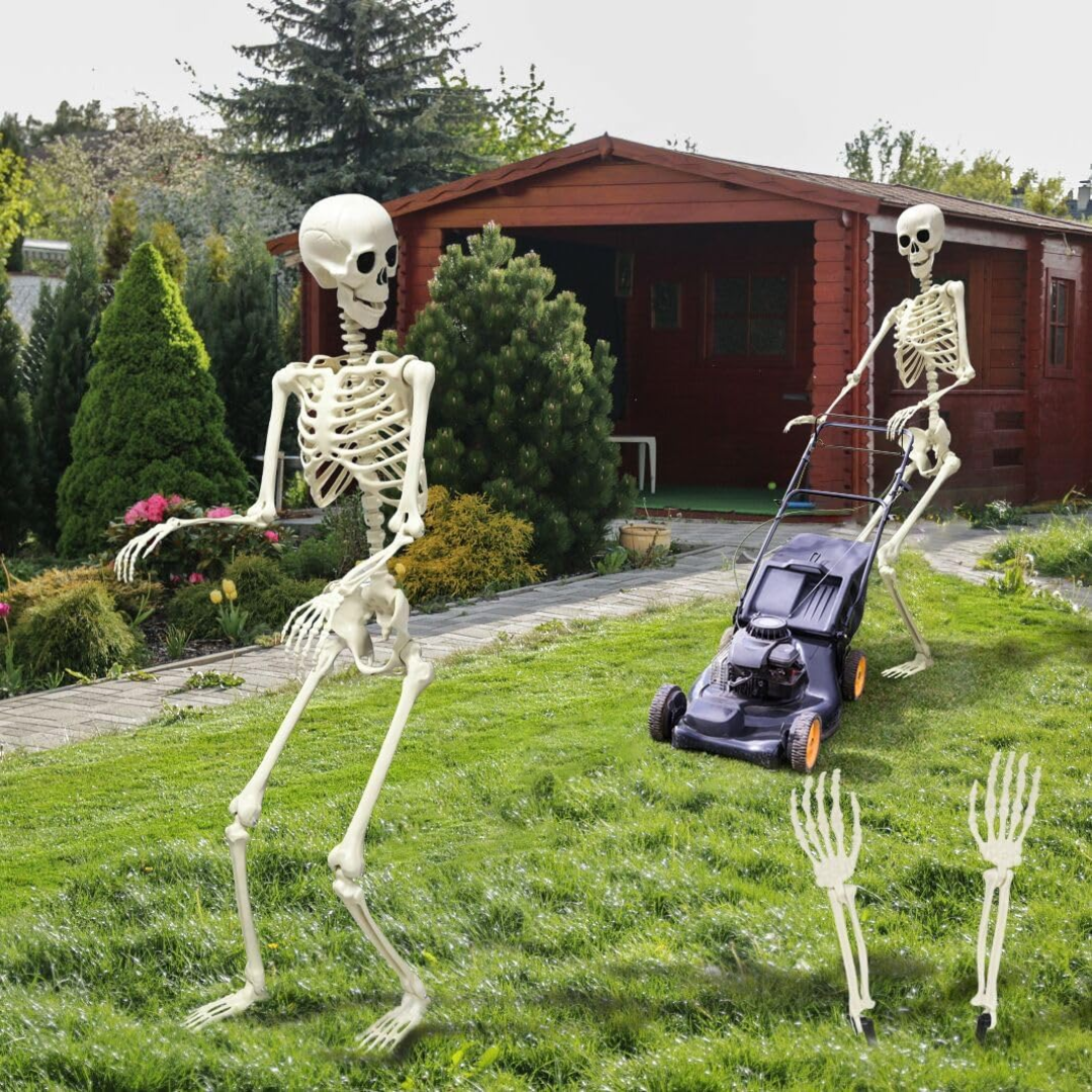 Helkropp Skelet Halloween Dekorasjon – Garantert Skremmende, Morsomt for Alle Skanto