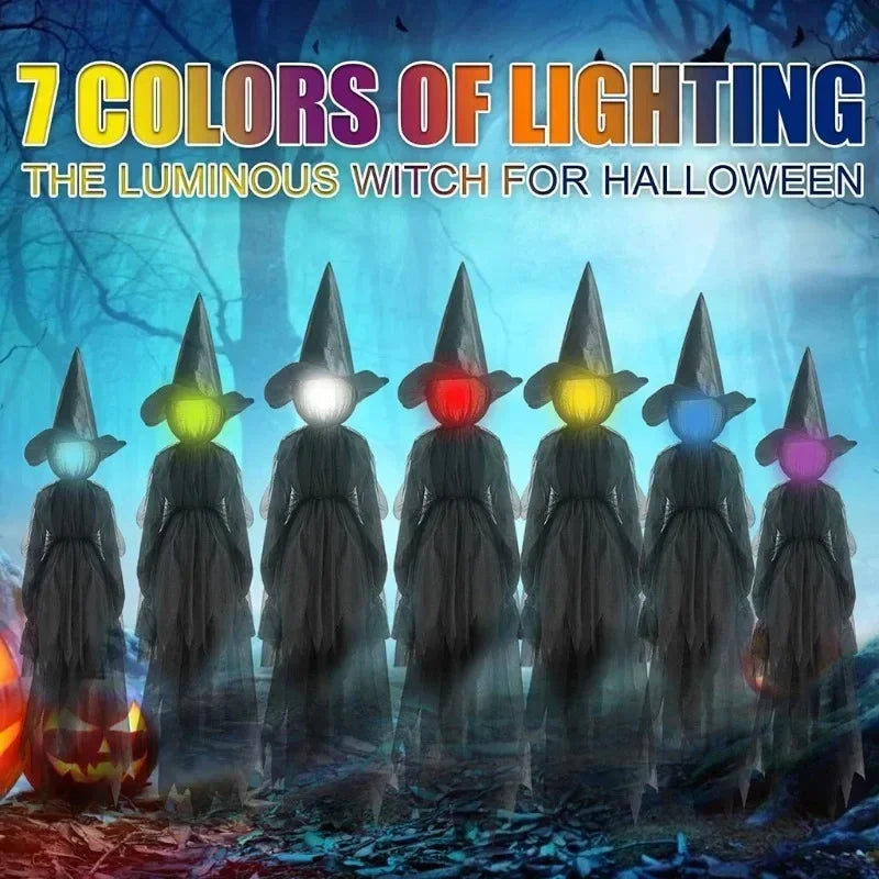 Skanto | Glødende Håndholdt Halloween Heks Dekor