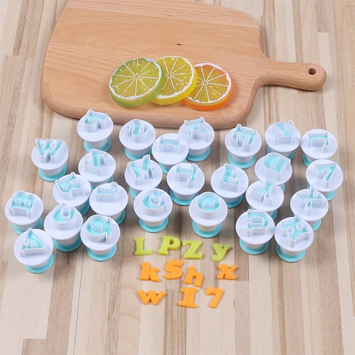 Alphabet Fondant Plunger Cutter | Skanto