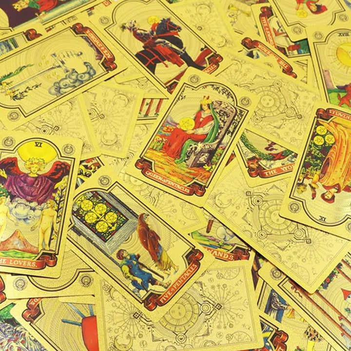 Oppdag den mystiske verden av Tarot Gold Foil Tarot
