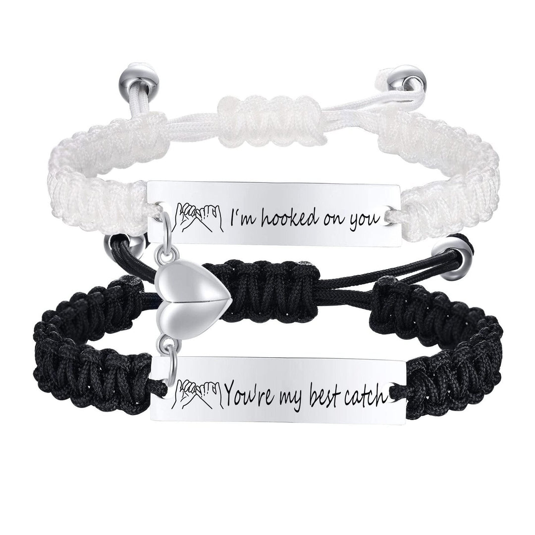 Skanto | Magnetiske Par Flettede Armbånd