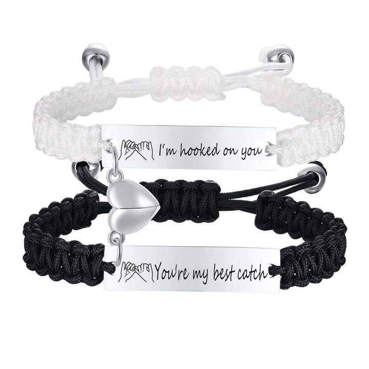 Skanto | Magnetiske Par Flettede Armbånd