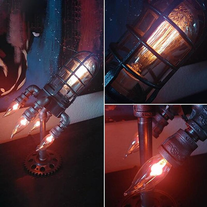 Skanto | Steampunk Raketlampe