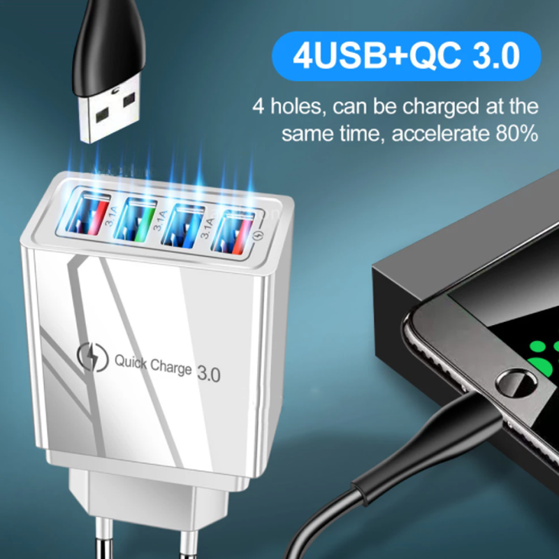 Skanto | Hurtiglader 3.0 USB