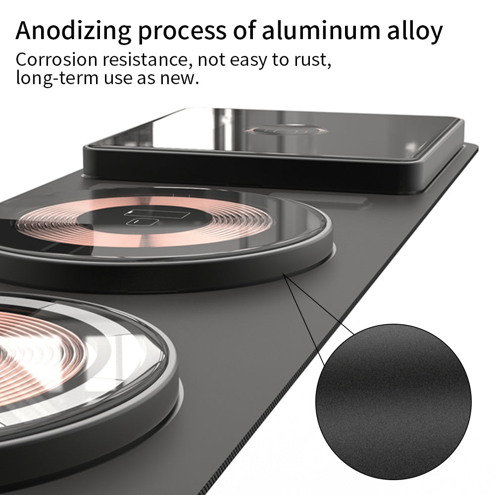 Norvo | Magnetisk Foldbar Usynlig Power Trådløs Lader