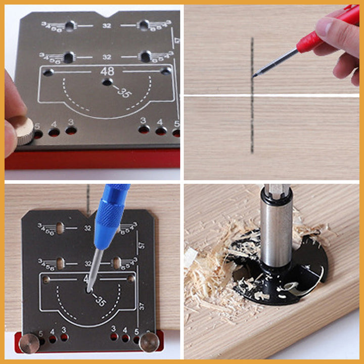 35 mm Hengsel Punch Locator | Skanto