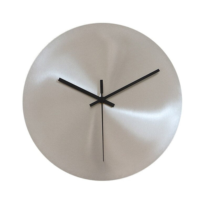 Skanto | ClearTime - Minimalistisk Veggklokke i Rustfritt Stål