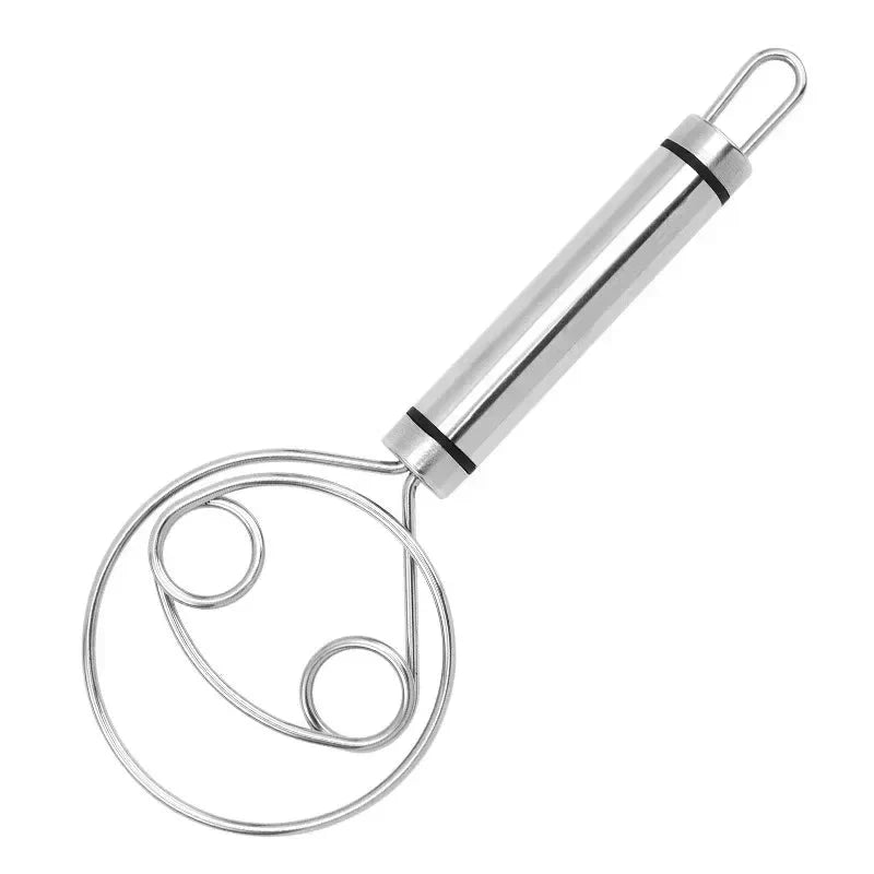Skanto | Robust Rustfritt Stål Dansk Deigvisp – Holdbart, Ergonomisk Design for Allsidig Baking & Matlaging