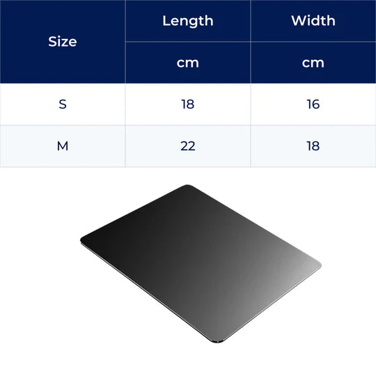 Precision Glide – Rigid Aluminium – Non-Slip Stability – Durable Easy-Clean Surface – Work & Gaming Use Skanto