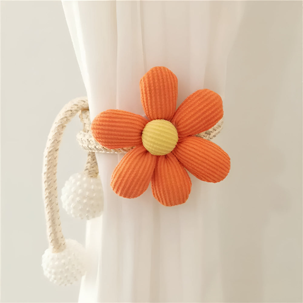 Skanto | Fantasiful Blomster Gardin Bånd tilbake