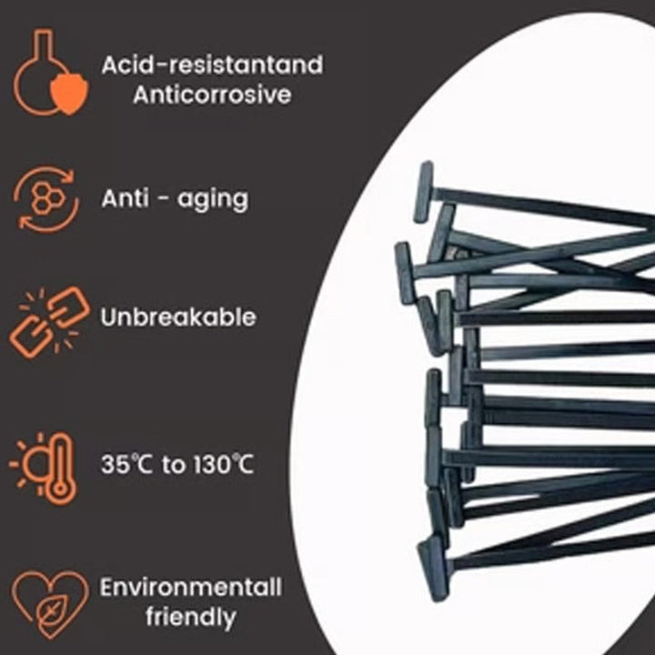 Skanto | Universal nylon kabelstrammeklemme for biler