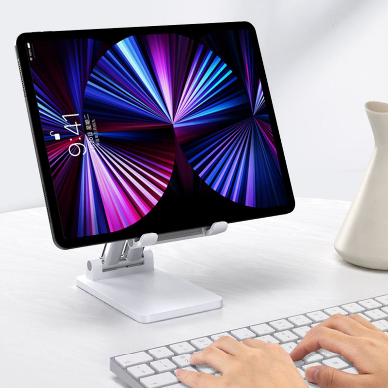 Skanto | Justerbar Ergonomisk Sammenleggbar Tablet/Telefon Stativ