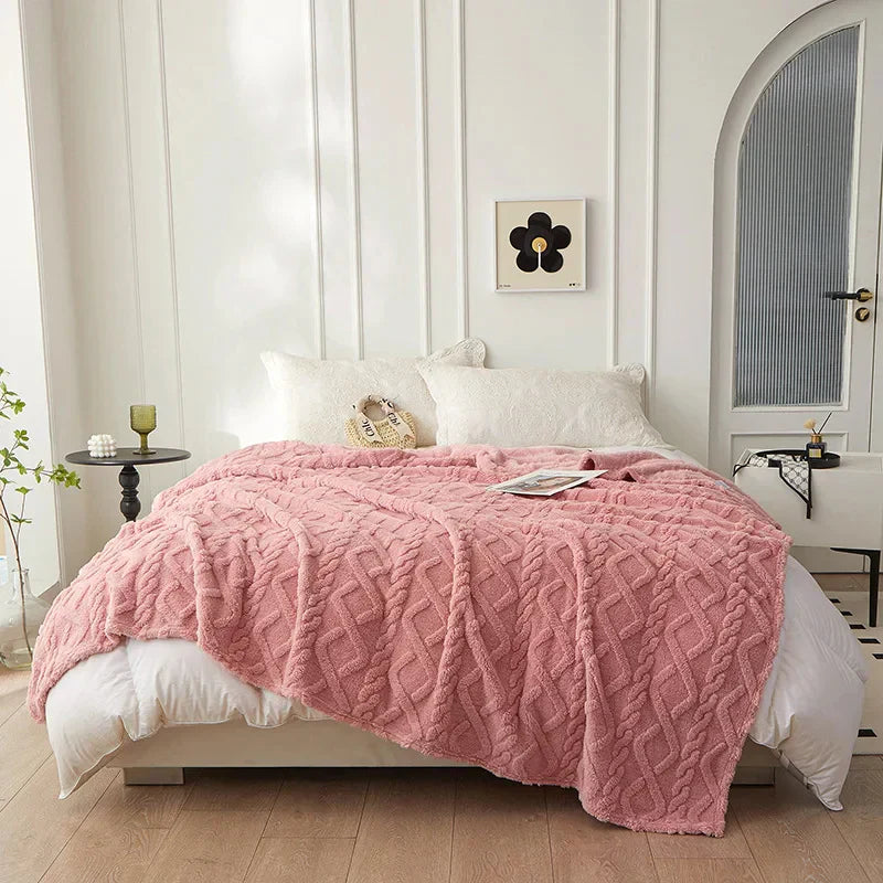 Luksus Lambswool TEppe for Soverom Skanto