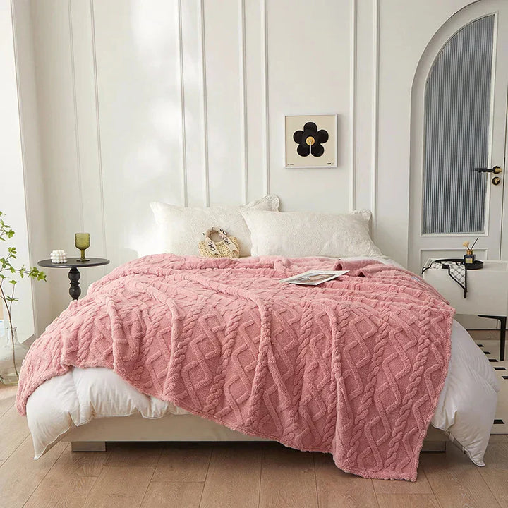 Luksus Lambswool TEppe for Soverom Skanto
