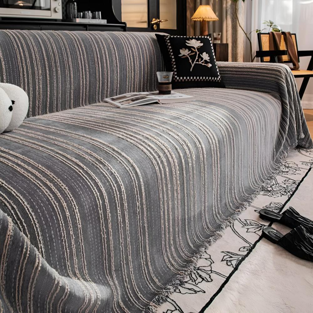 Skanto | Regal Stripes Chenille Sofa Cover
