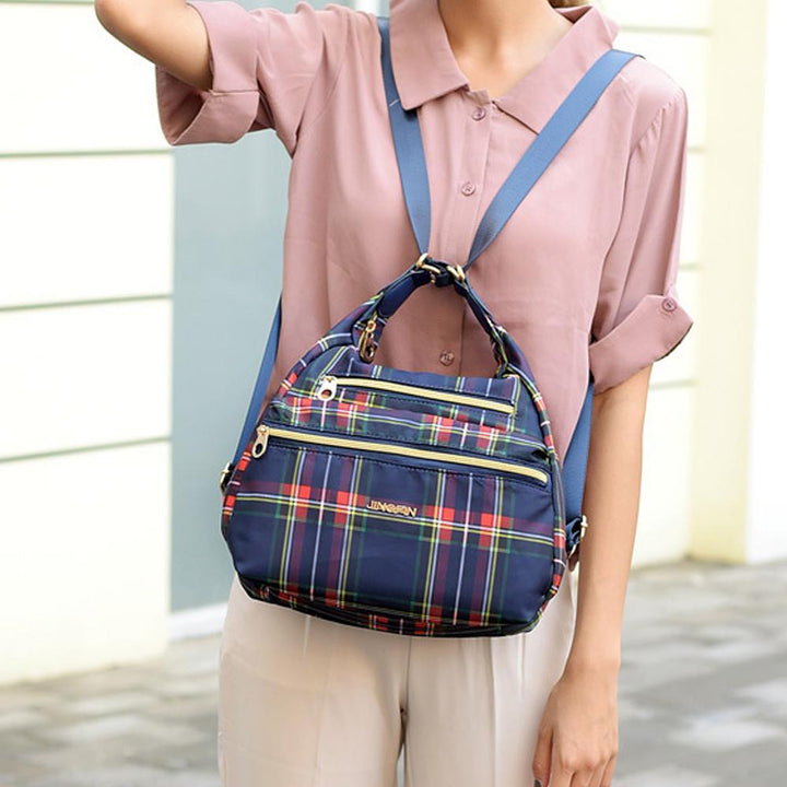 Bag med doble glidelåser, ryggsekk, håndveske og crossbody-veske | Skanto