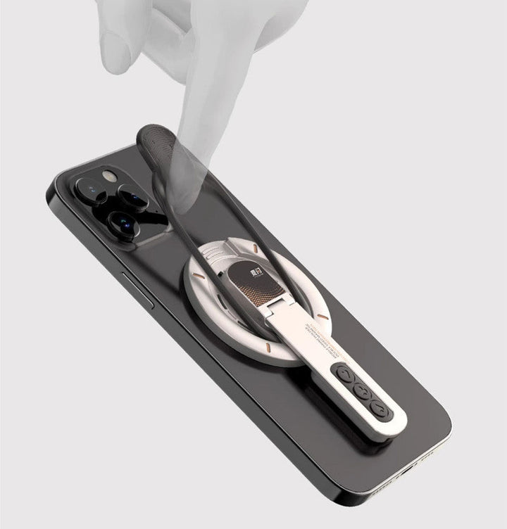 Skanto | Multi-Funksjonell Magnetisk Metall Roterende Telefonstativ & Ringholder