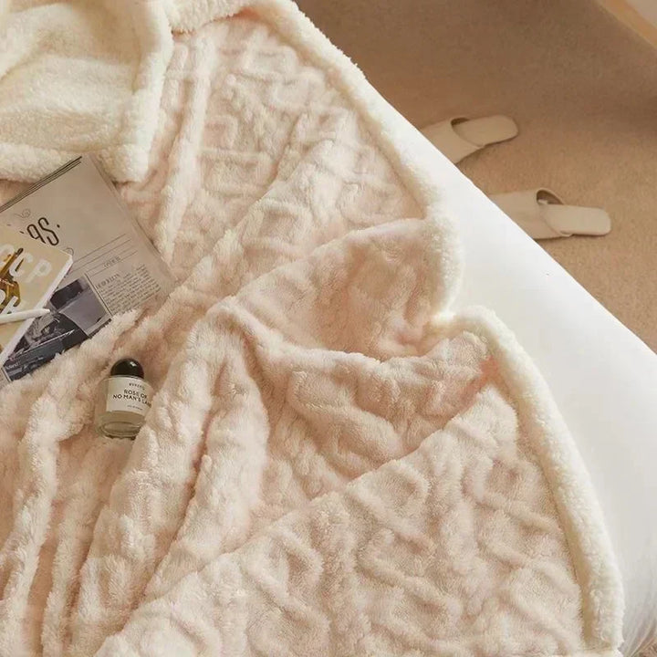 Skanto | Tykk Vinter Lammeull Kaste - WarmWool