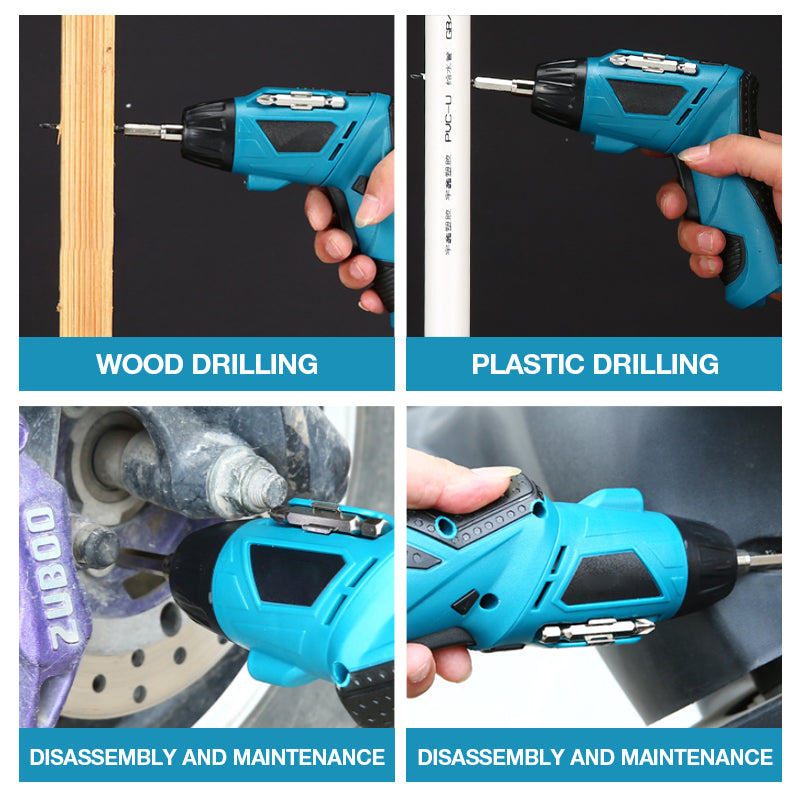 Skanto | Multifunksjonell Mini Batteri Elektrisk Håndboremaskin