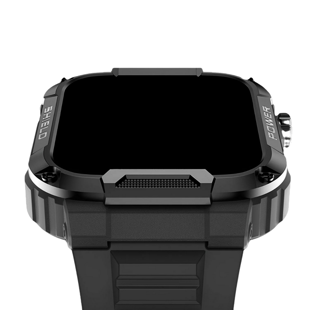 Skanto | IronPulse X1 Robust Smartklokke – Sjokkresistent, Vanntett & Helsemonitor