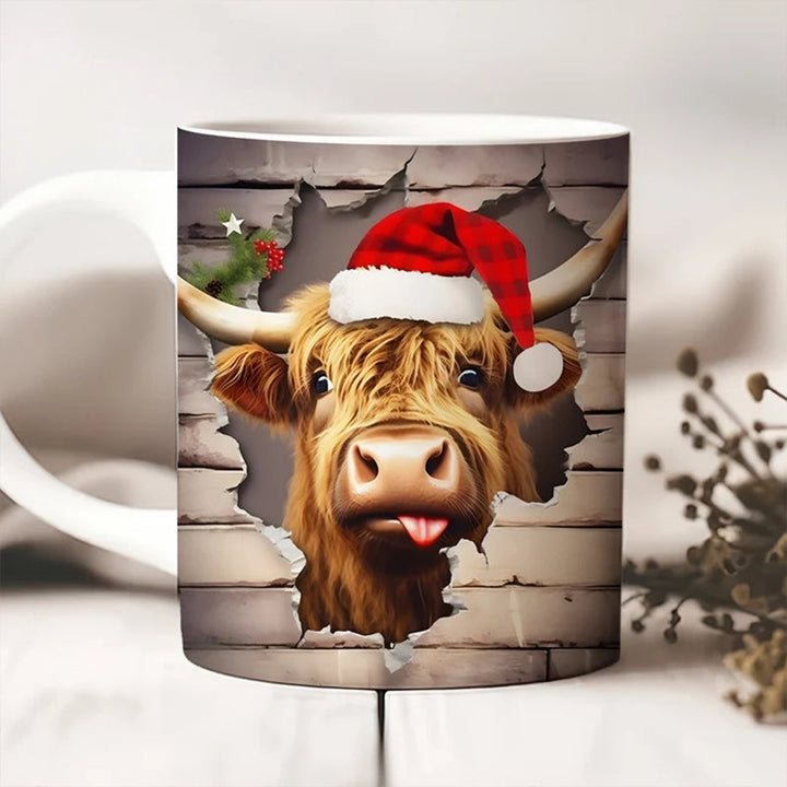 Highland Cow Keramisk Kaffe Mugge | Skanto