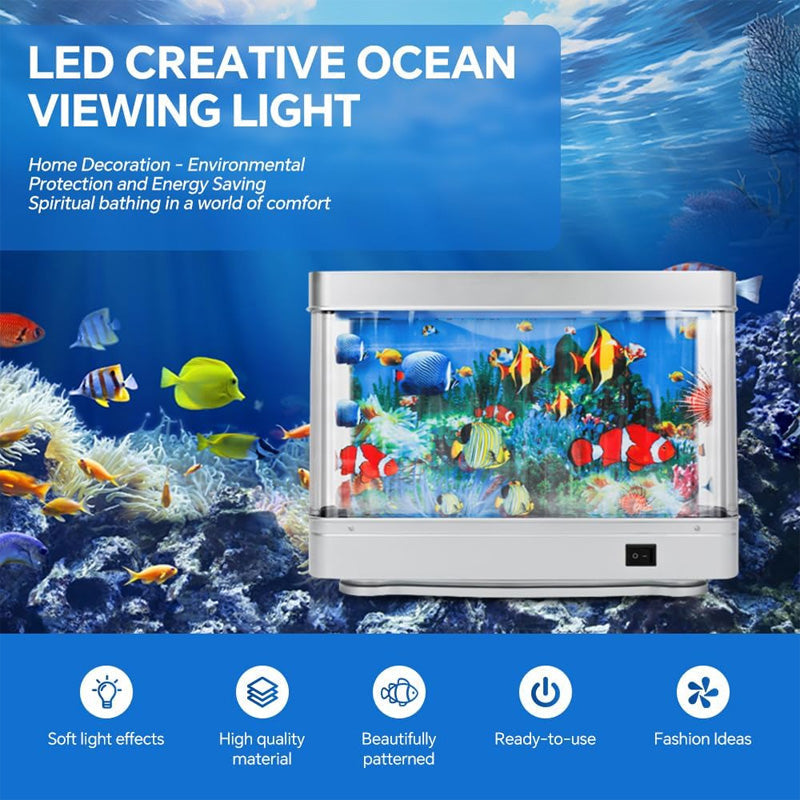 Skanto | Kunstig Tropisk Fiskebowl Lampe