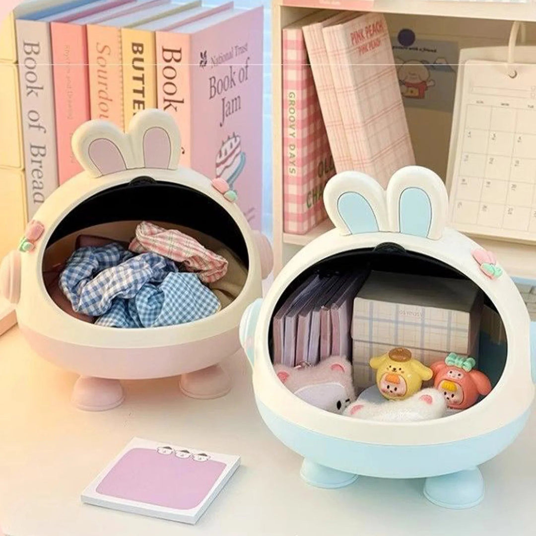 Skanto | Mini Rabbit Desktop Lagringssøppelkurv