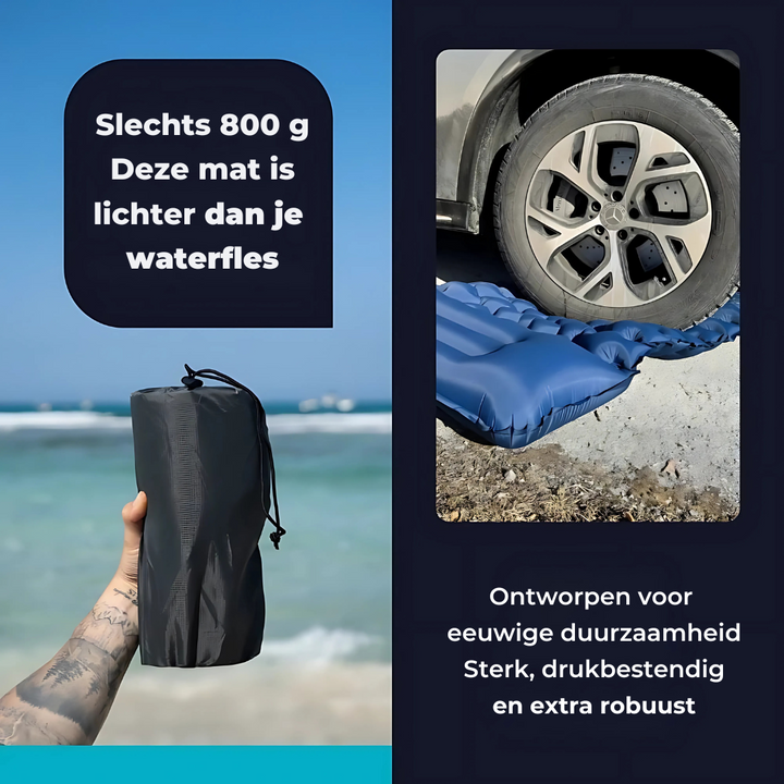 Skanto | AirLite Selvoppblåsende Liggeunderlag – Lett, Kompakt & 10 cm Tykt Komfort
