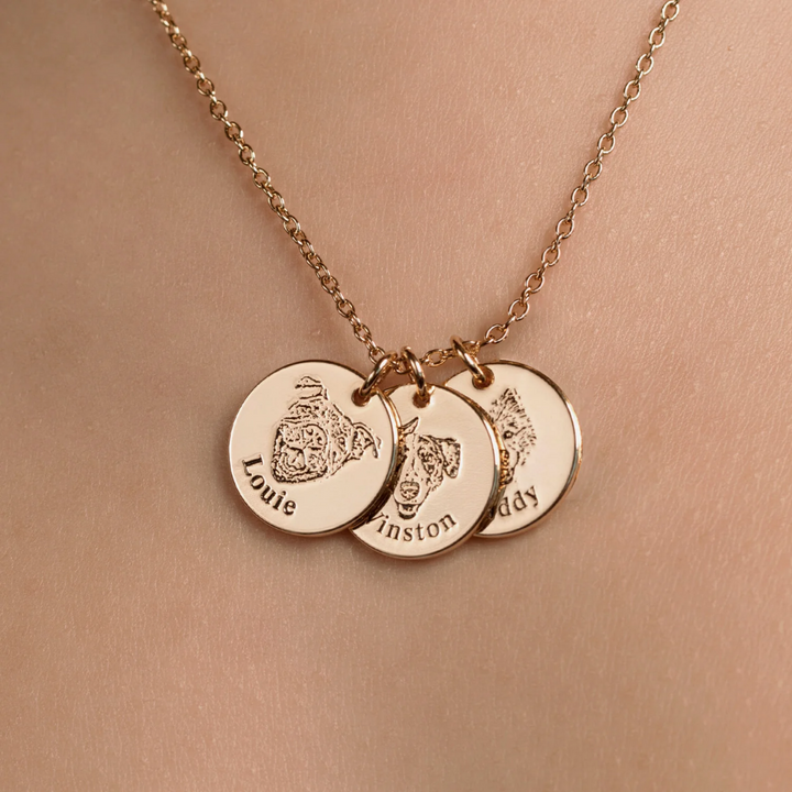 Custom Pet Memorial Necklace Skanto