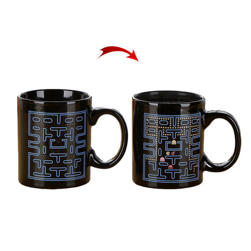 PAC-Man Magisk Varmefølsom Fargeforandrende Keramisk Kaffekopp | Skanto