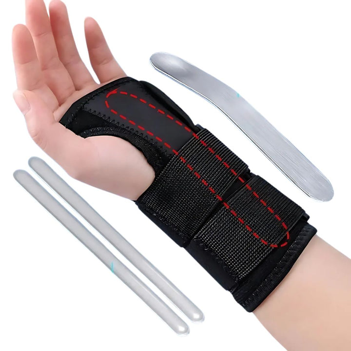 WristGuard Sikker Håndledd Bandasje | Skadegjenvinning - Karpaltunnelen - Artritt - Sport - Daglig Støtte Skanto