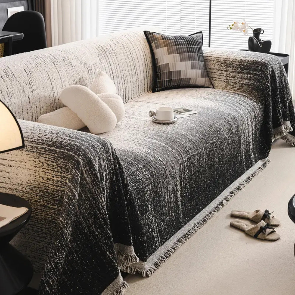 Skanto | Nøytral Tone Chenille Sofa Deksel