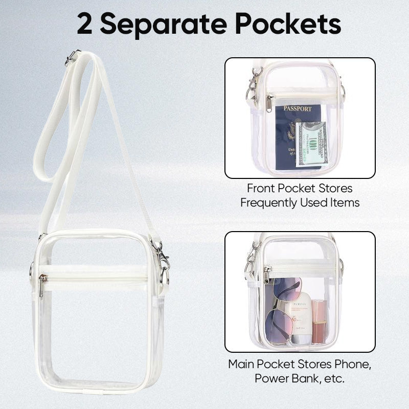 Skanto | PVC Gjennomsiktig Crossbody Bag