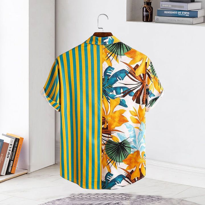 Skanto | Hawaiiansk trykk kortermet skjorte