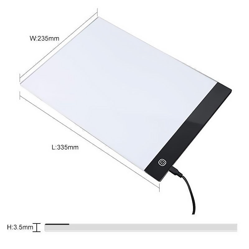 Tegnebrett med LED-lys | Skanto