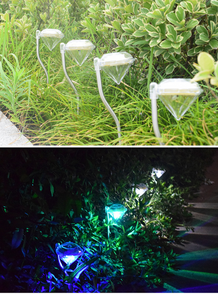 Skanto | Solhage Lys i Diamantform – LED-lamper for Ute-dekorasjon og Belysning
