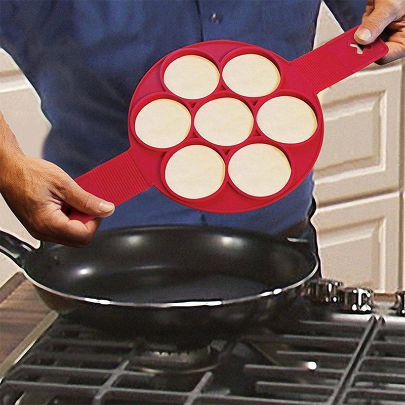 Non-stick Silikon Pannekake Form Ring | Skanto