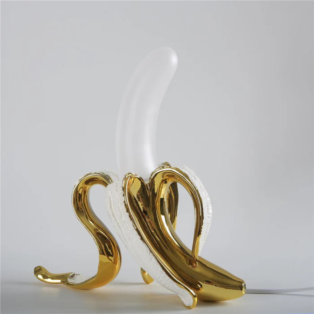 Skanto | Golden Banana LED Bordlampe