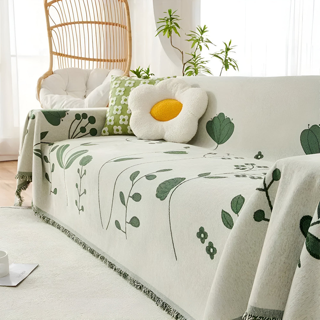 Skanto | Modern Bloom Vendbar Sofatrekk