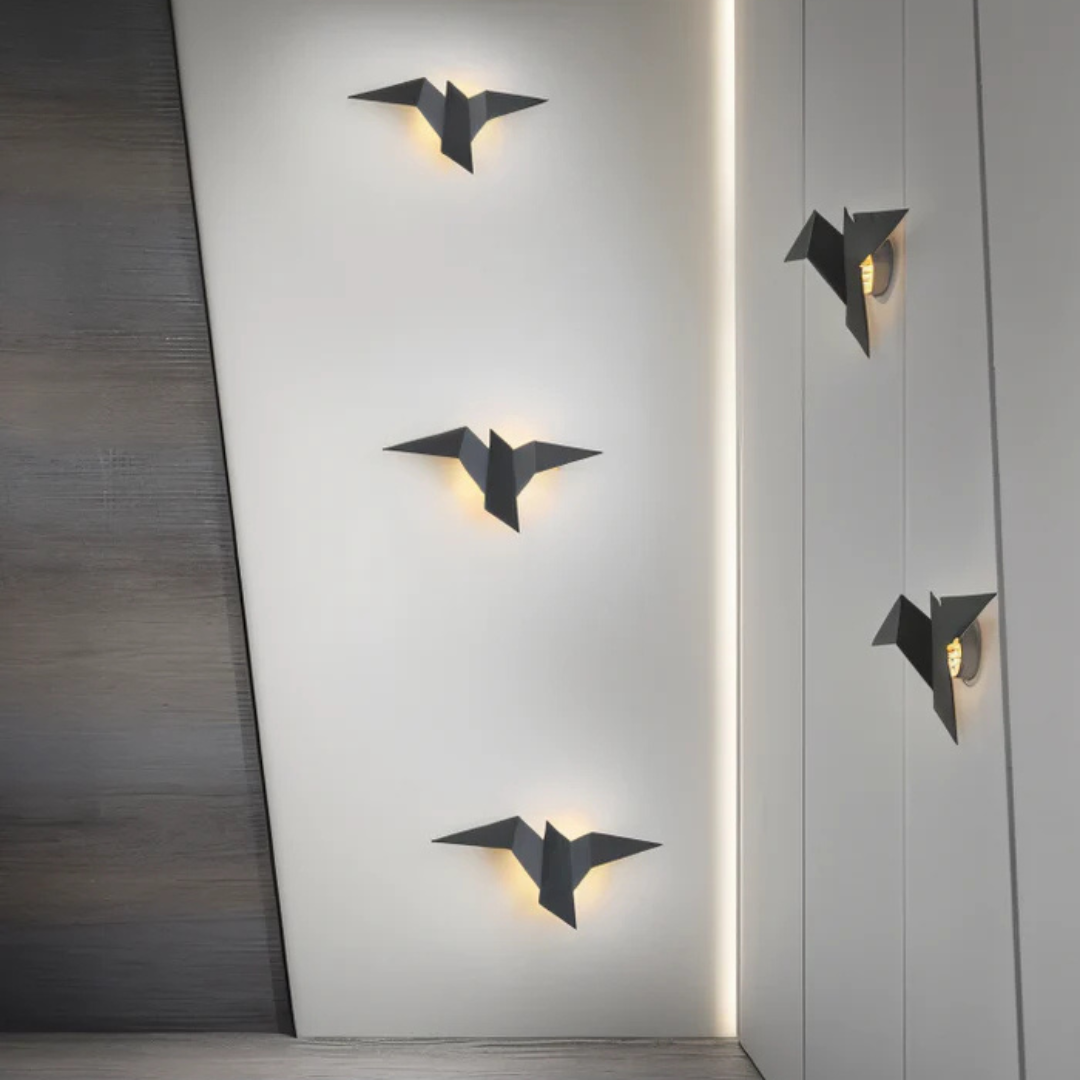 Skanto | Origami Vegglampe – Unik Veggbelysning i Japansk Stil for Stue og Soverom