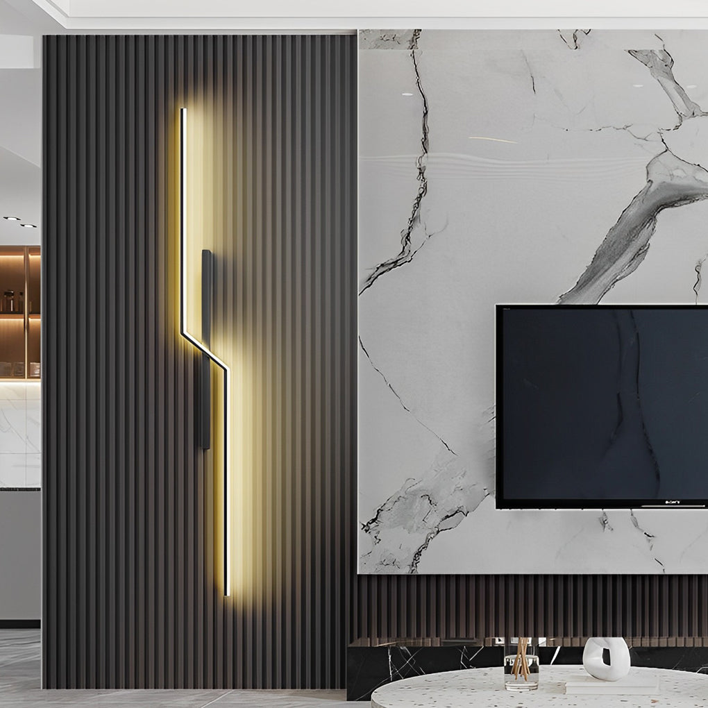 Skanto | Linjer Kreativ LED Moderne Minimalistisk Vegglampe Dekorative Vegglamper Belysning