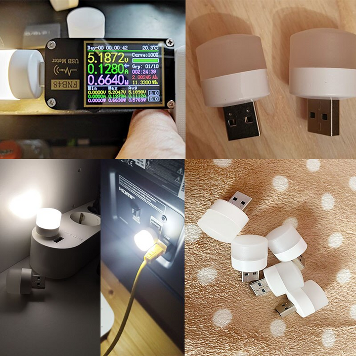 USB LED Øyebeskyttelse Liten Nattlampe | Skanto