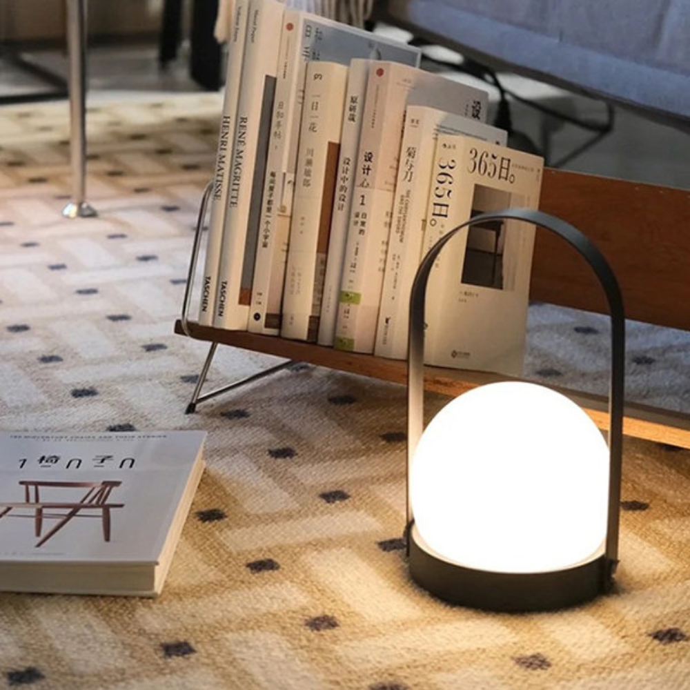 Skanto | Royelux The Carrie Lantern Trådløs Pendellampe - Bærbar LED-lampe med Justerbar Lysstyrke